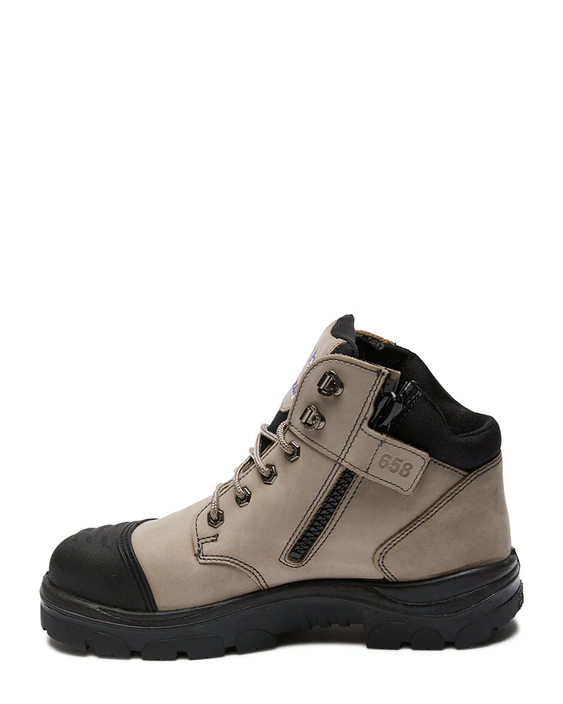 Parkes Zip Scuff Cap Safety Boot - Slate - Image 4