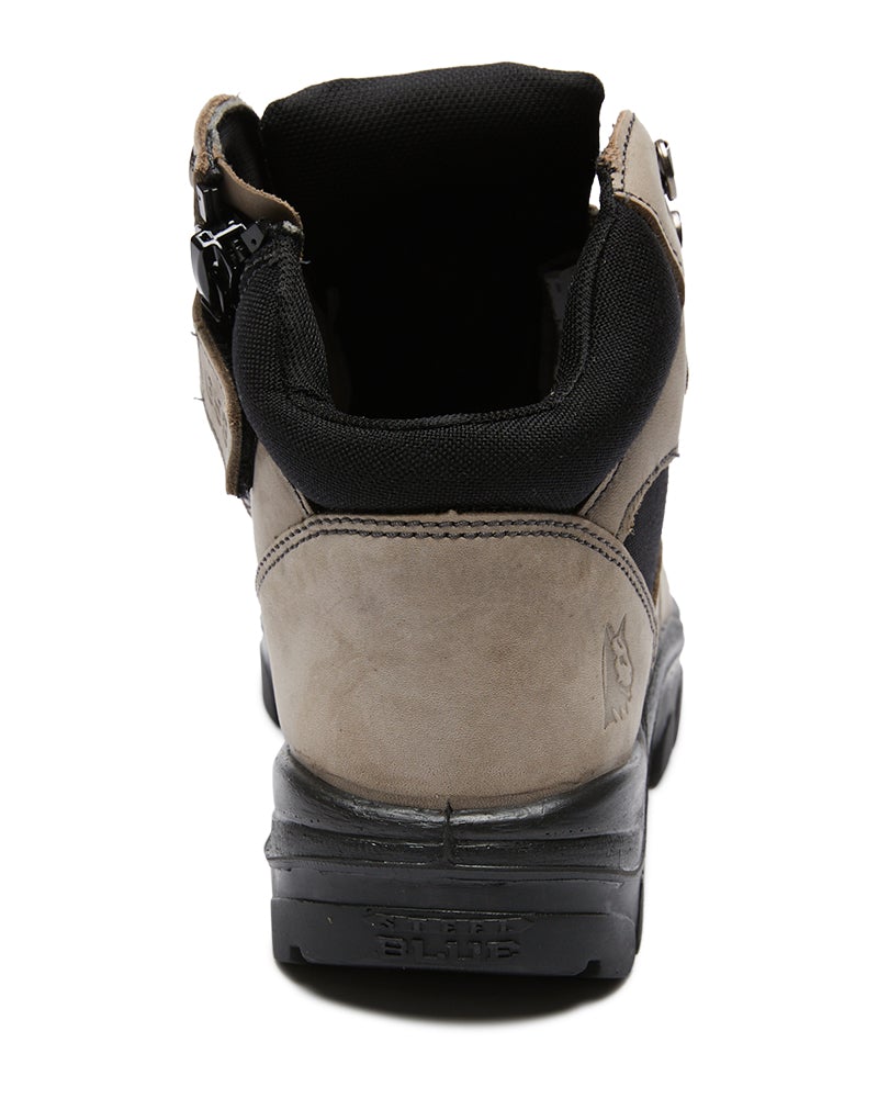 Parkes Zip Scuff Cap Safety Boot - Slate - Image 5