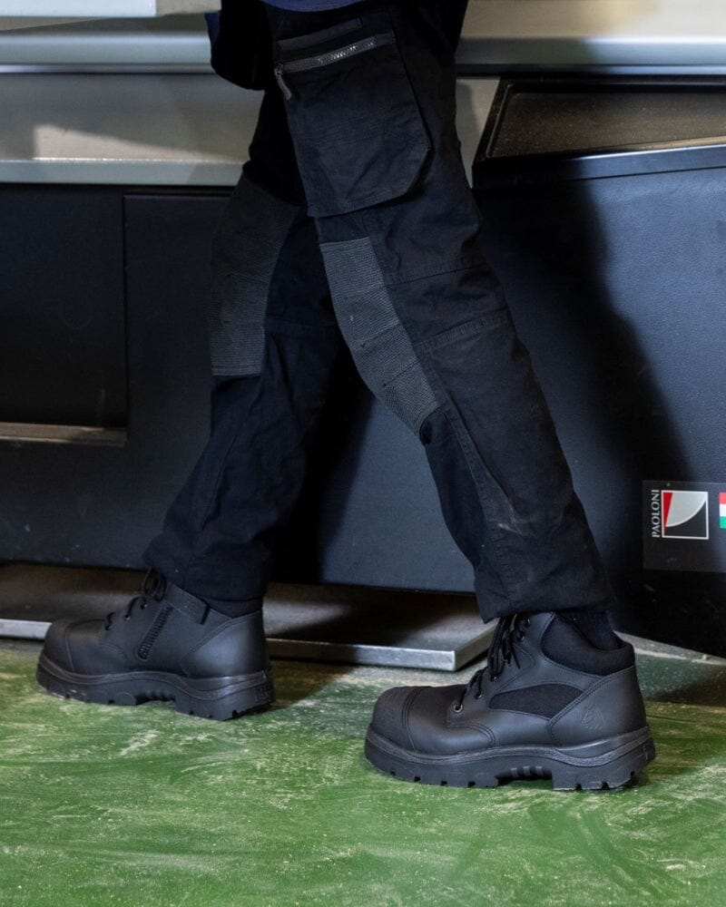 Parkes Zip Scuff Composite Safety Boot - Black - Image 7