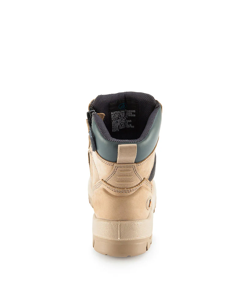 561 High Leg Zipsider boot with scuff cap - Stone - Image 3