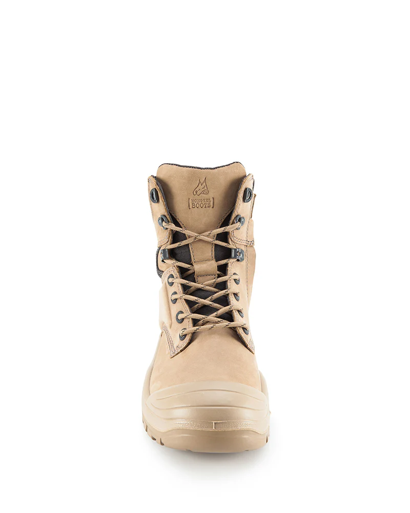 561 High Leg Zipsider boot with scuff cap - Stone - Image 5