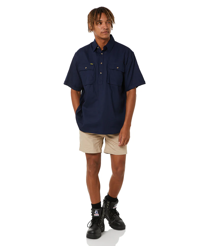 Stretch Cotton Short Short - Stone - Image 2
