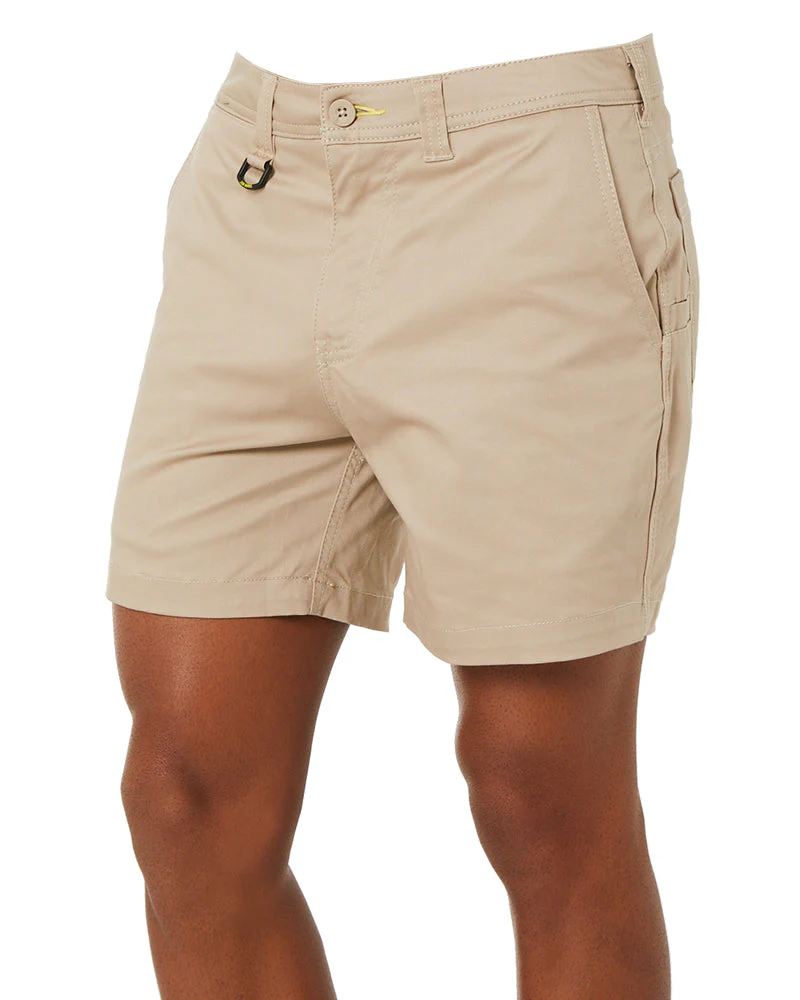 Stretch Cotton Short Short - Stone - Image 3