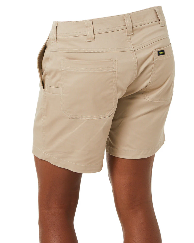 Stretch Cotton Short Short - Stone - Image 4
