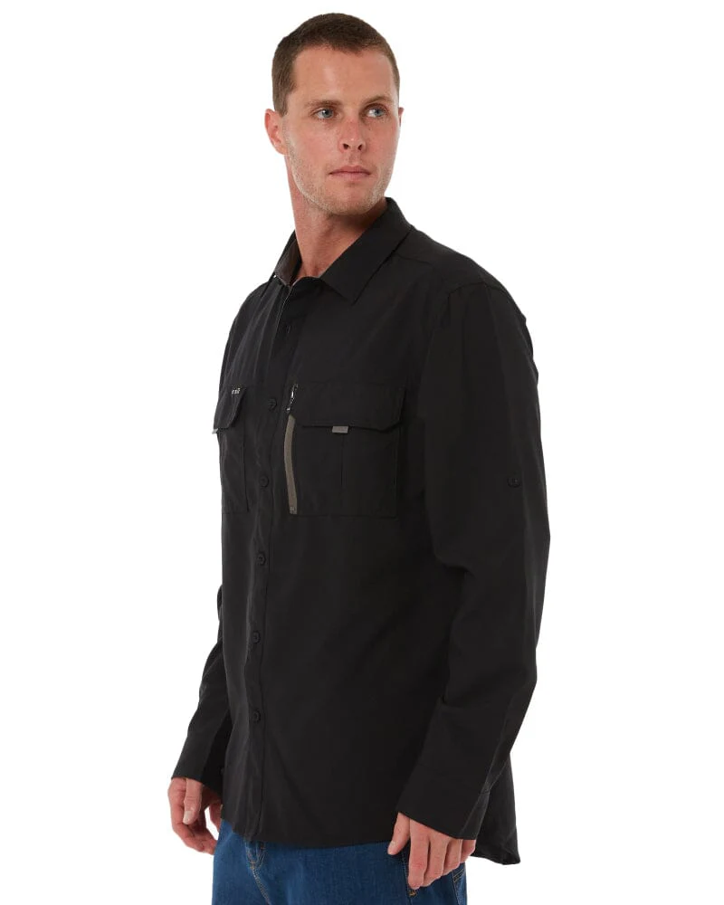 Outdoor Long Sleeve Shirt - Black - Image 3