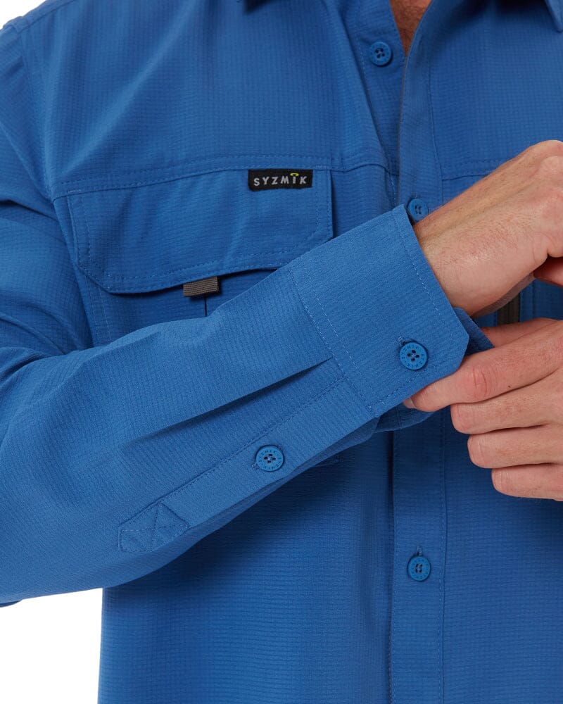 Outdoor Long Sleeve Shirt - Blue - Image 10