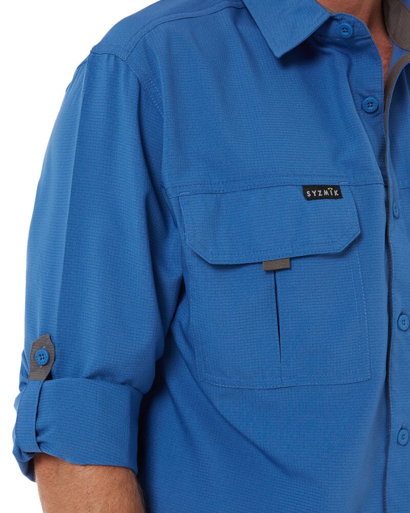 Outdoor Long Sleeve Shirt - Blue - Image 11