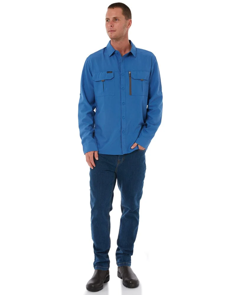 Outdoor Long Sleeve Shirt - Blue - Image 2