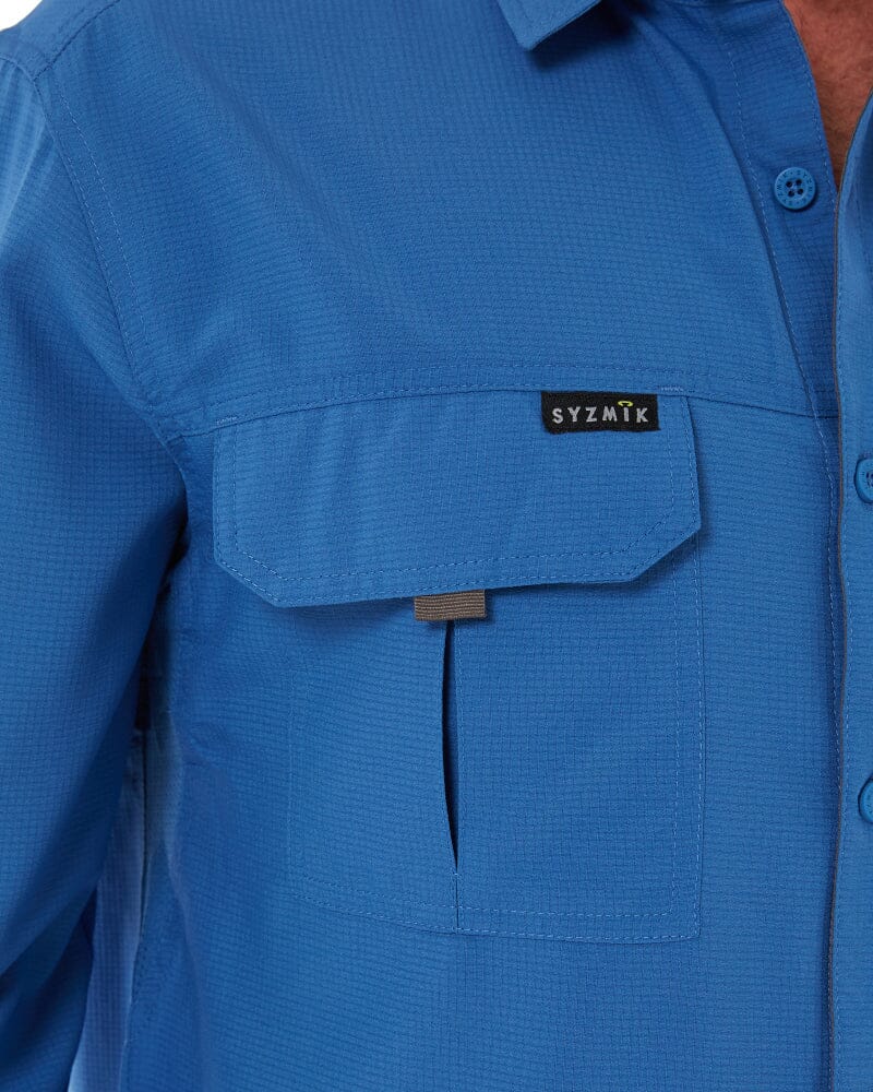 Outdoor Long Sleeve Shirt - Blue - Image 9