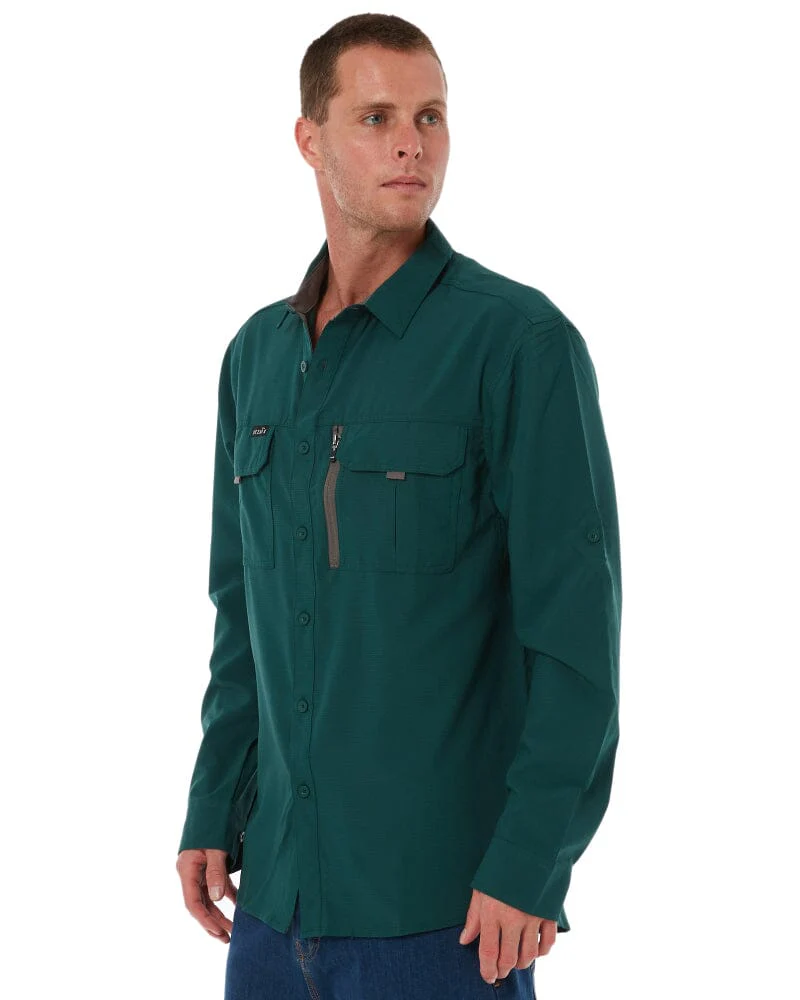 Outdoor Long Sleeve Shirt - Green - Image 3