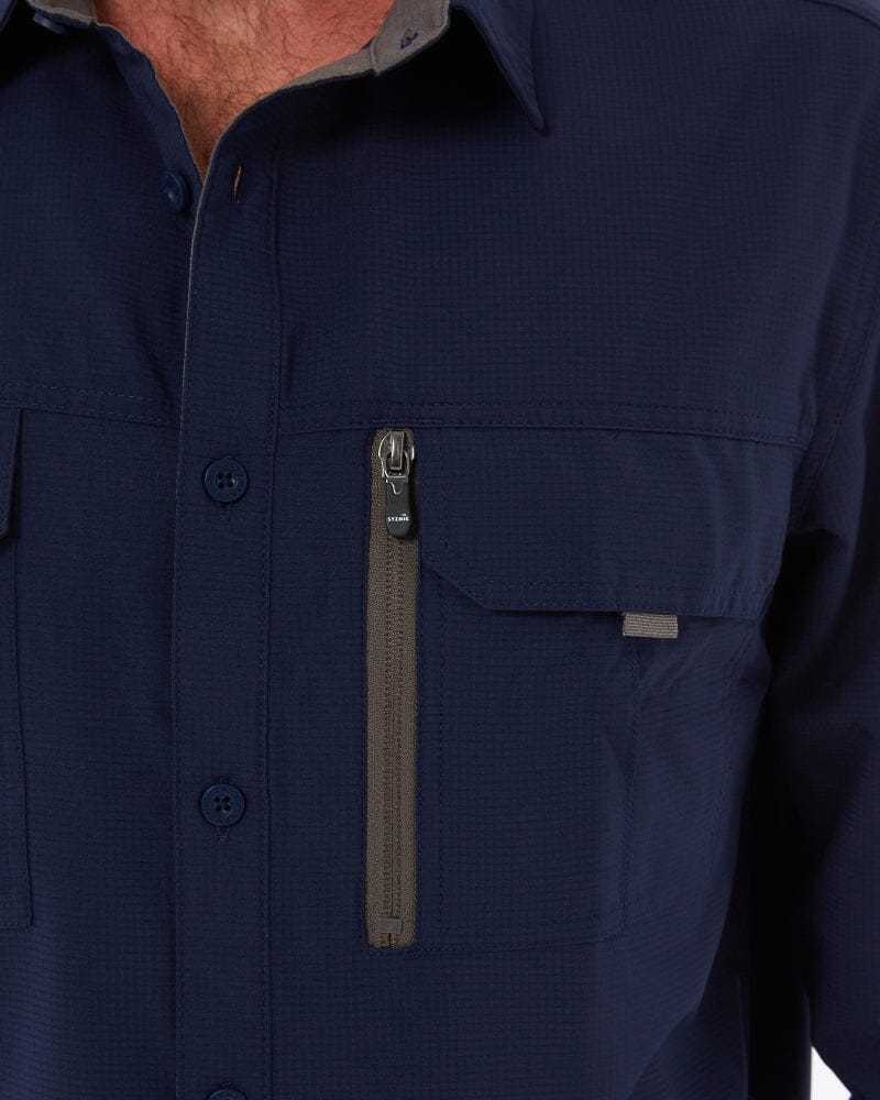 Outdoor Long Sleeve Shirt - Navy - Image 8