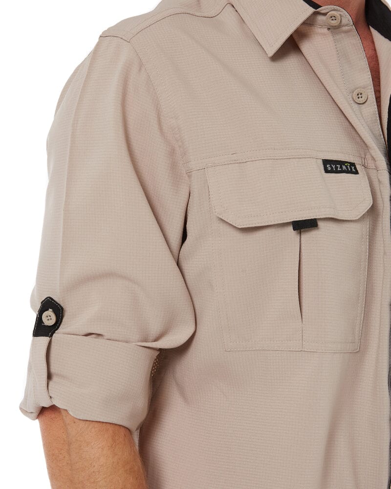 Outdoor Long Sleeve Shirt - Sand - Image 11