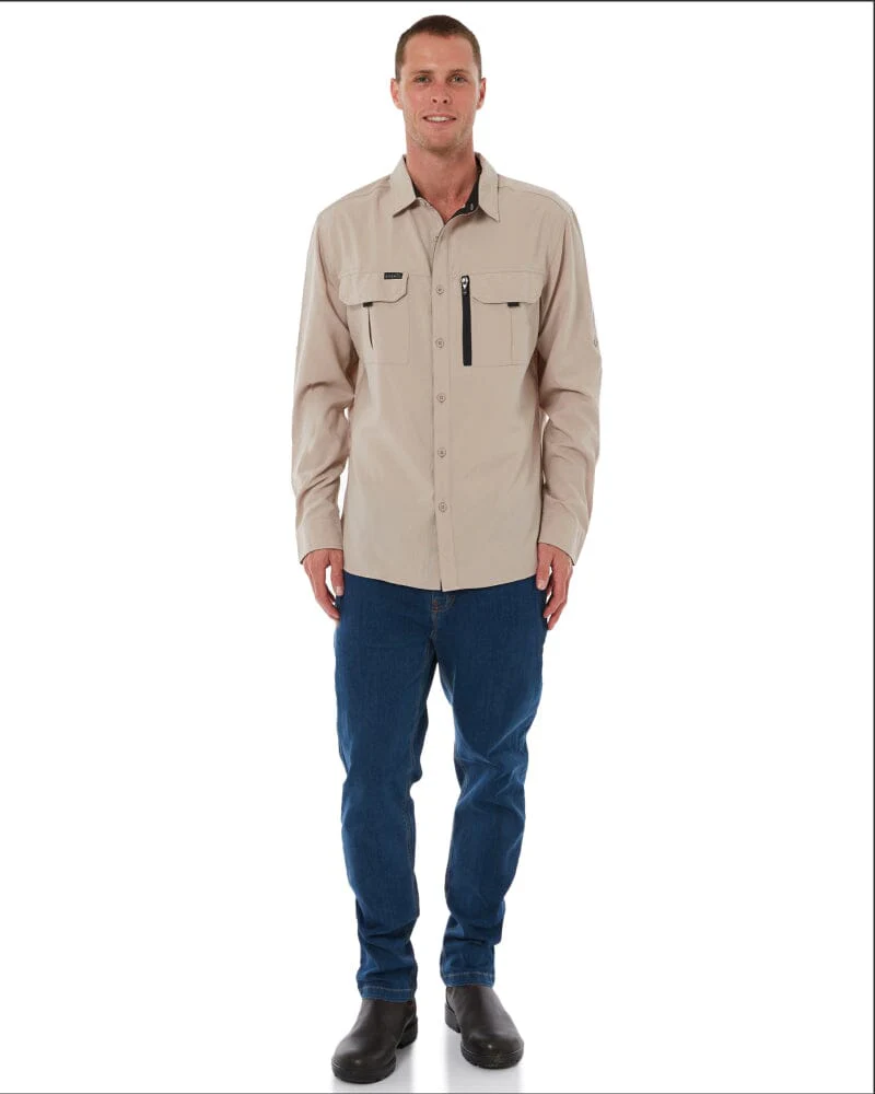 Outdoor Long Sleeve Shirt - Sand - Image 2