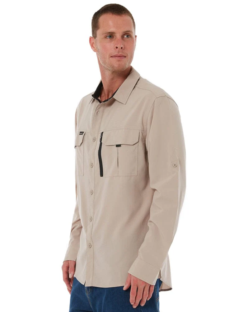 Outdoor Long Sleeve Shirt - Sand - Image 3