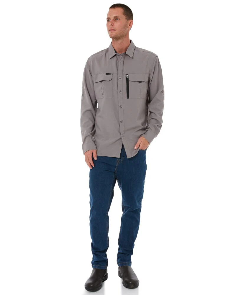 Outdoor Long Sleeve Shirt - Stone - Image 2