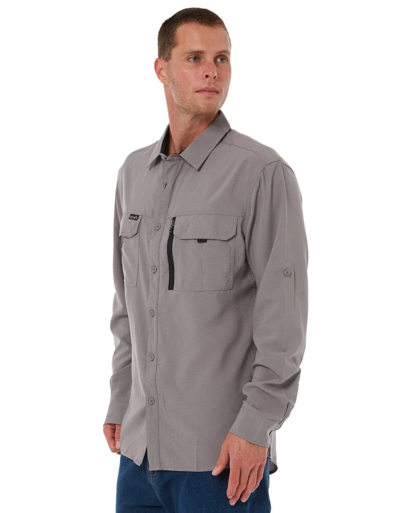 Outdoor Long Sleeve Shirt - Stone - Image 3
