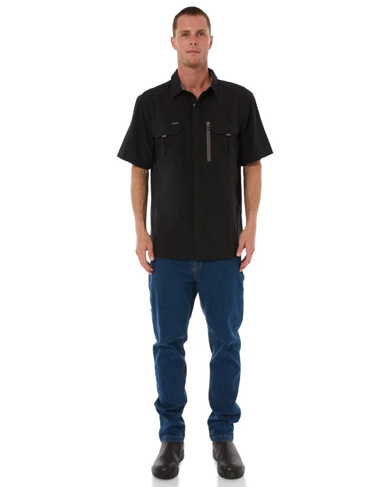 Outdoor Short Sleeve Shirt - Black - Image 2