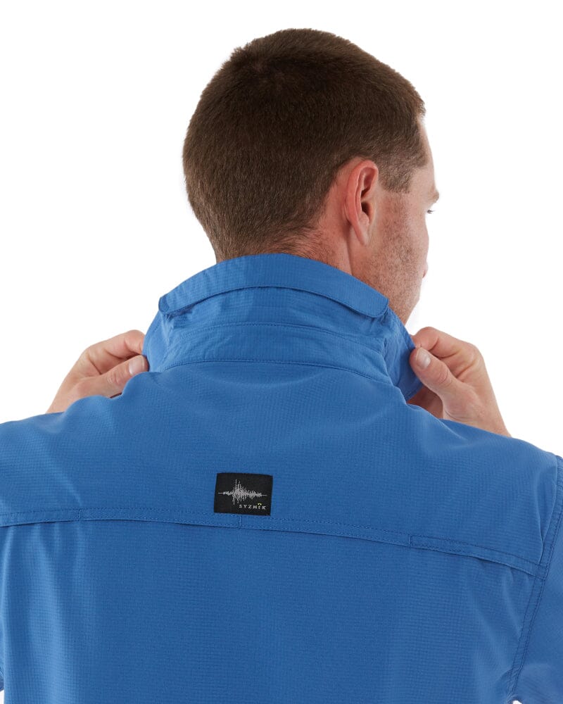 Outdoor Short Sleeve Shirt - Blue - Image 5