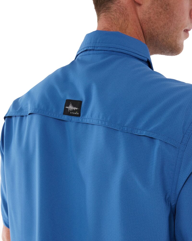 Outdoor Short Sleeve Shirt - Blue - Image 7