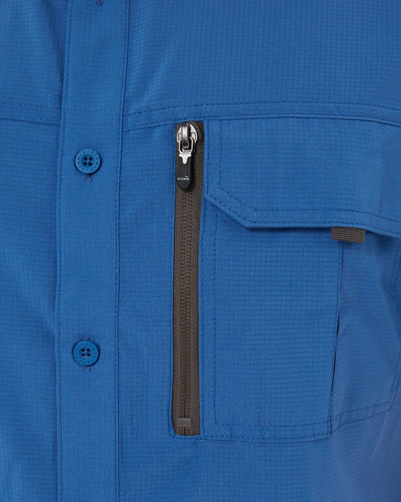 Outdoor Short Sleeve Shirt - Blue - Image 8