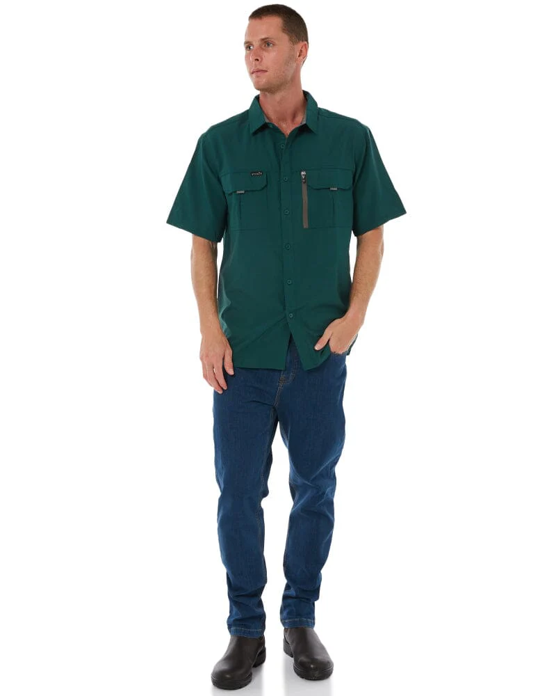 Outdoor Short Sleeve Shirt - Green - Image 2