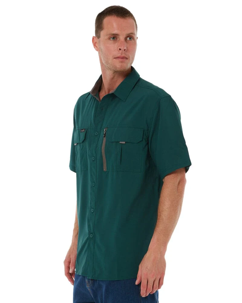 Outdoor Short Sleeve Shirt - Green - Image 3