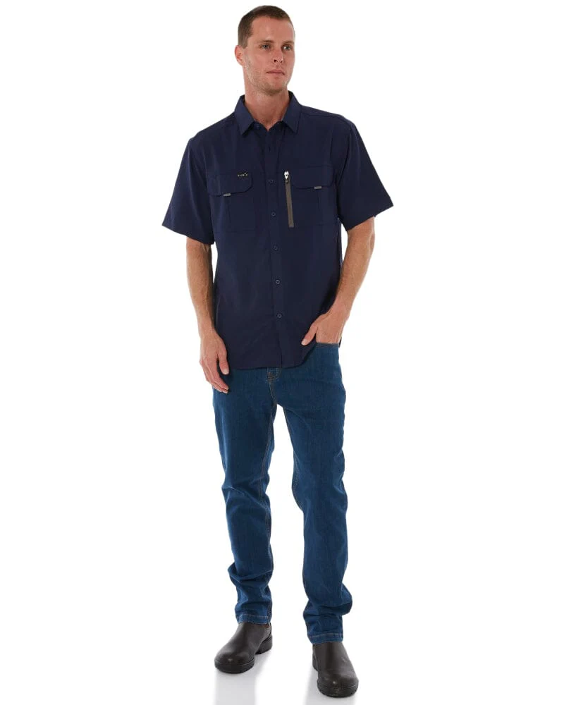 Outdoor Short Sleeve Shirt - Navy - Image 2