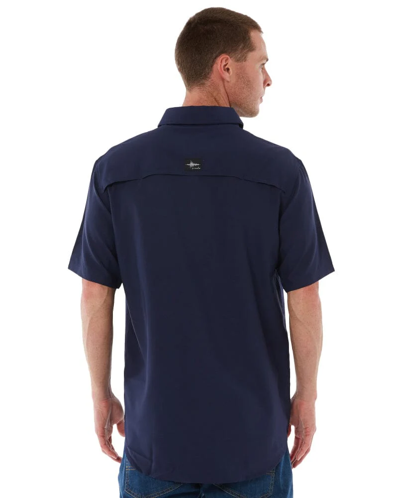 Outdoor Short Sleeve Shirt - Navy - Image 4