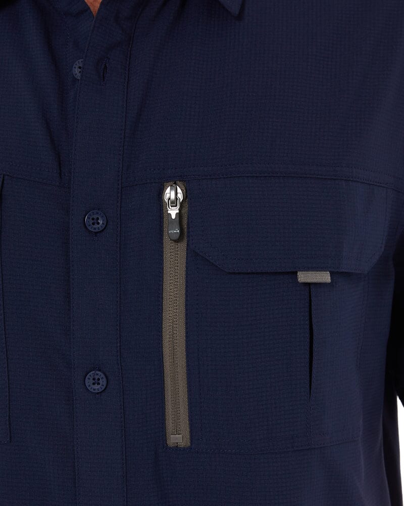 Outdoor Short Sleeve Shirt - Navy - Image 8