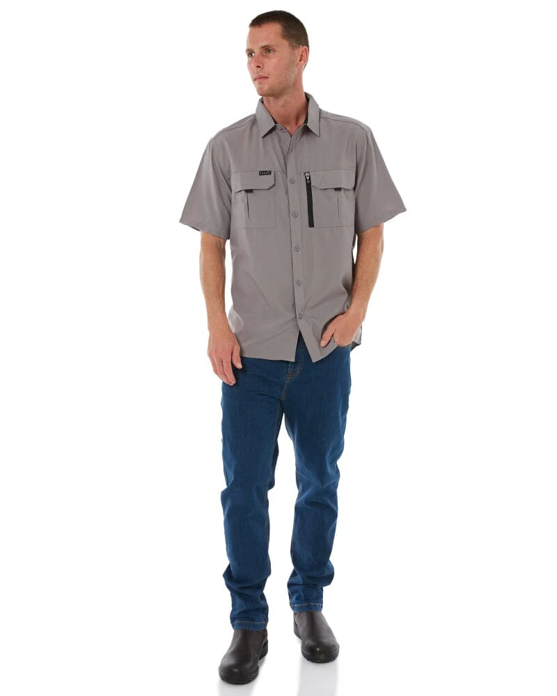 Outdoor Short Sleeve Shirt - Stone - Image 2