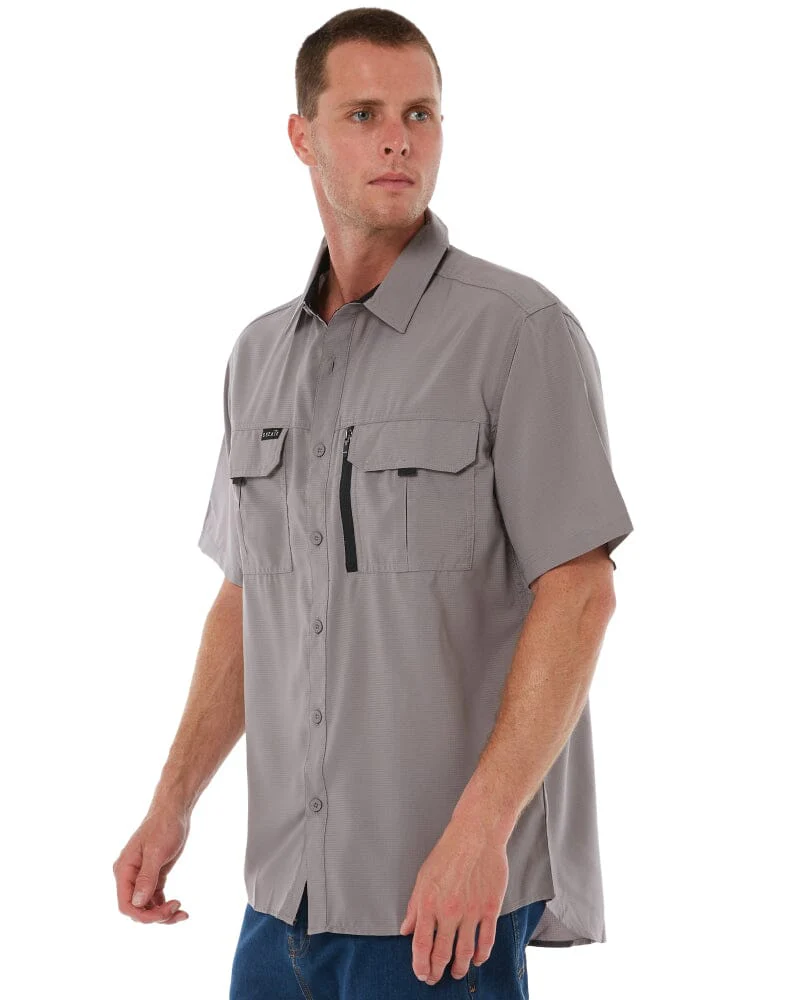 Outdoor Short Sleeve Shirt - Stone - Image 3