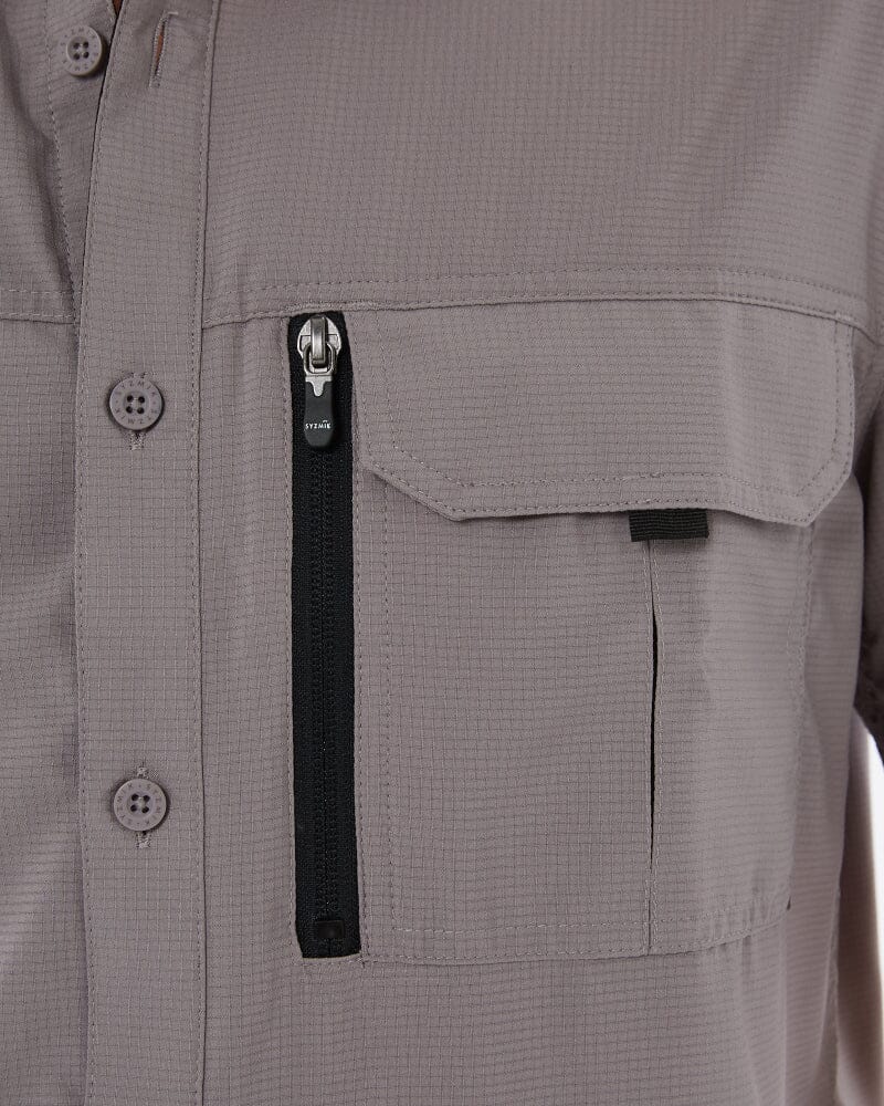 Outdoor Short Sleeve Shirt - Stone - Image 8