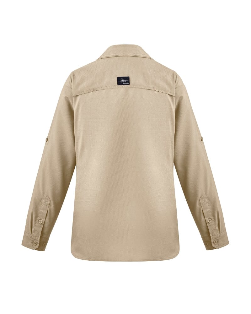 Womens Outdoor Long Sleeve Shirt - Sand - Image 10
