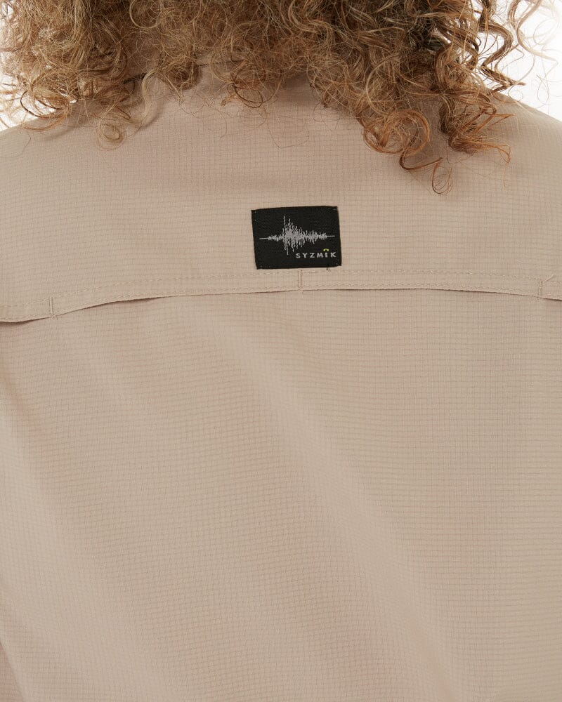 Womens Outdoor Long Sleeve Shirt - Sand - Image 5