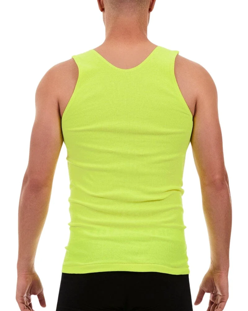 Cotton Singlet - Hi Vis Yellow - Image 2