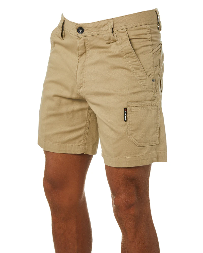 Tradies Short Short - Khaki - Image 3