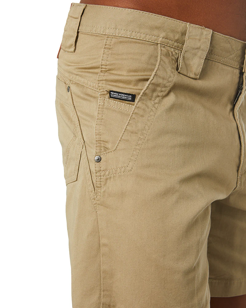 Tradies Short Short - Khaki - Image 8
