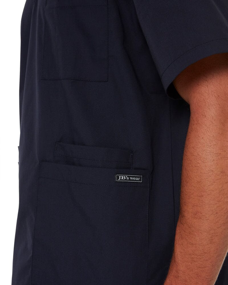 Unisex Scrubs Top - Navy - Image 6