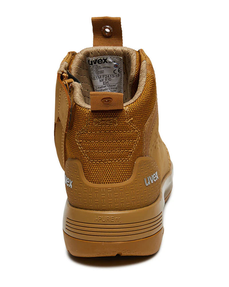 2 x-flow zip side safety boot - Tan - Image 6