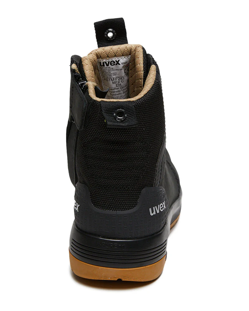 3 x-flow zip side safety boot - Black/Tan - Image 4