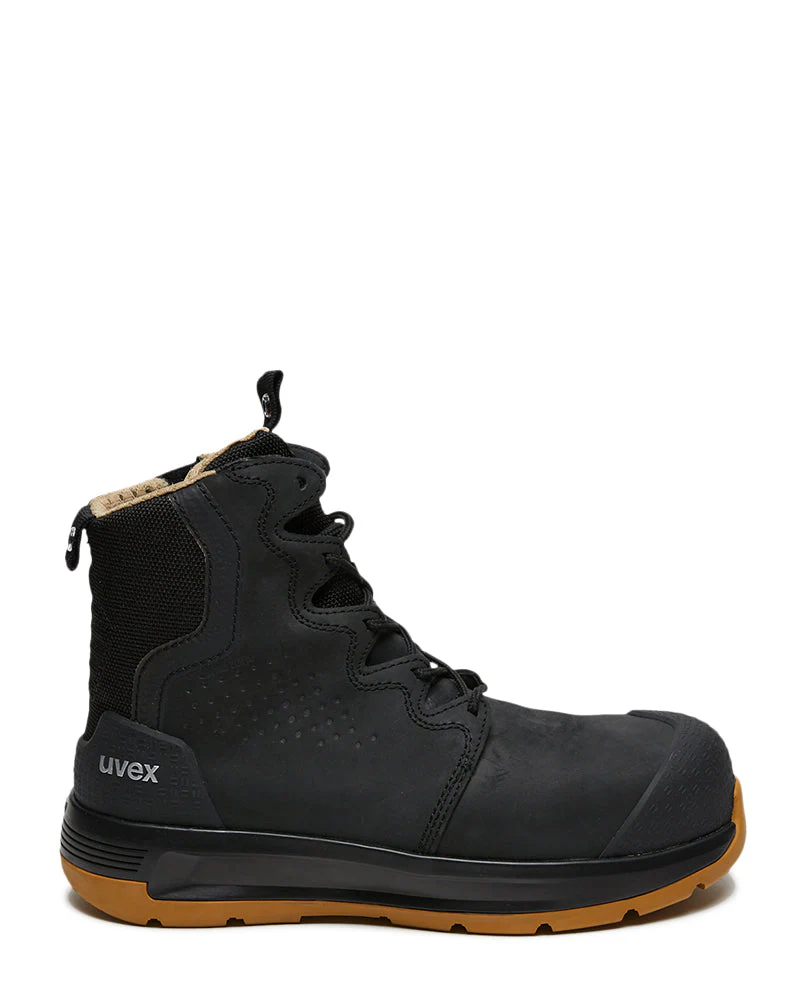 3 x-flow zip side safety boot - Black/Tan - Image 5