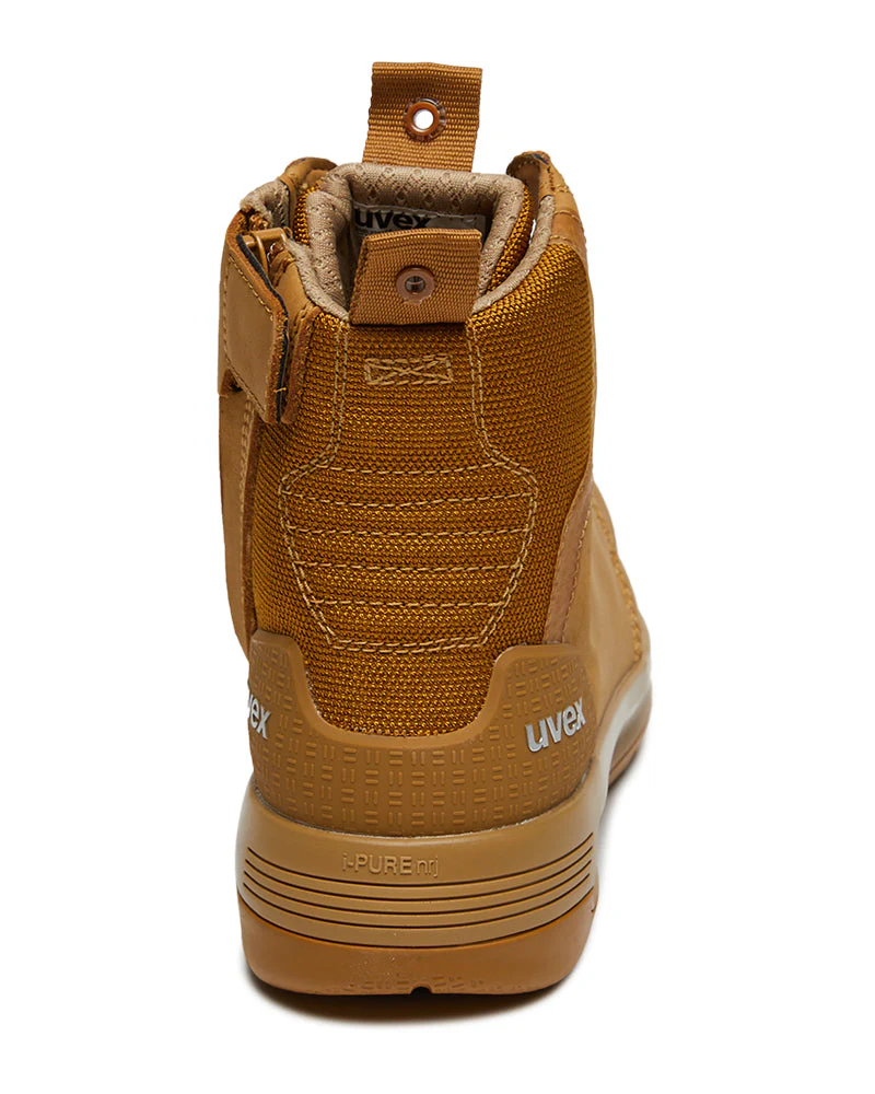 3 x-flow zip side safety boot - Tan - Image 6