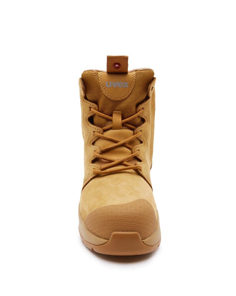 Womens 3 x-flow Zip Side Safety Boot - Tan - Image 5