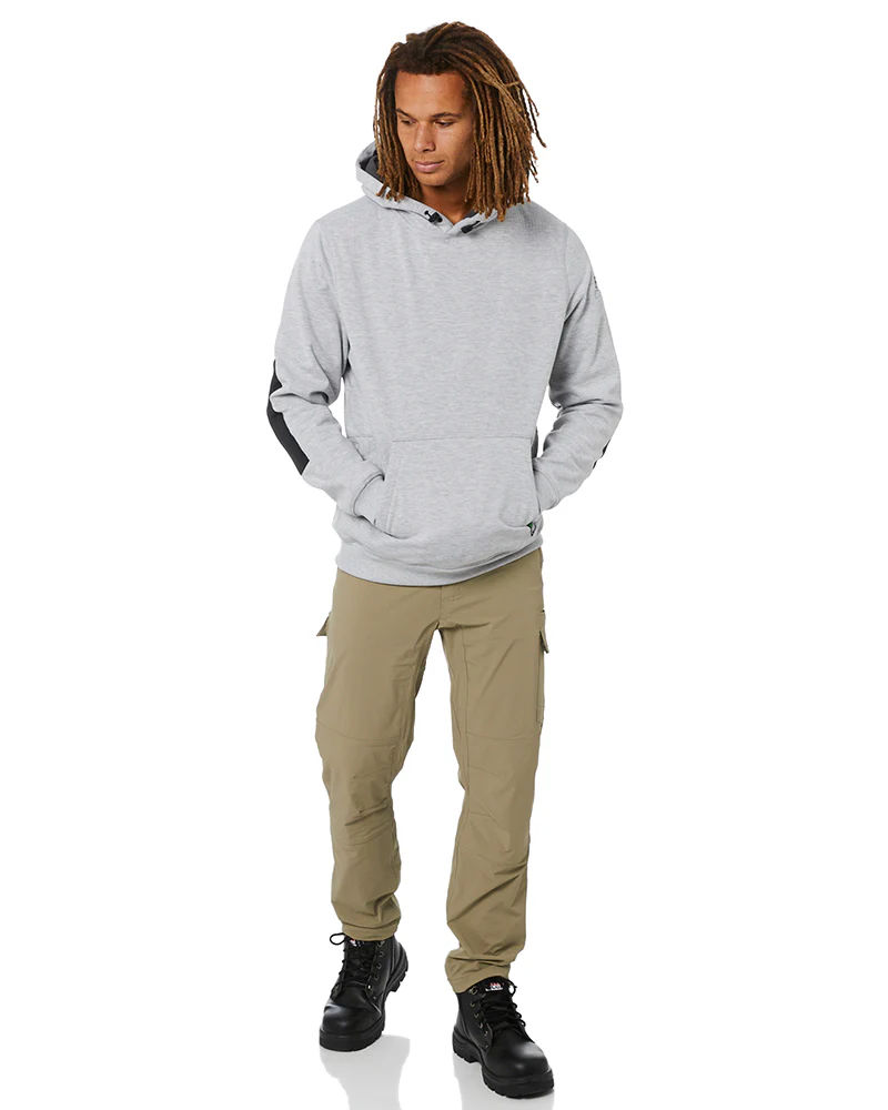 WF-1 Work Fleece Hoodie - Grey Marle - Image 2