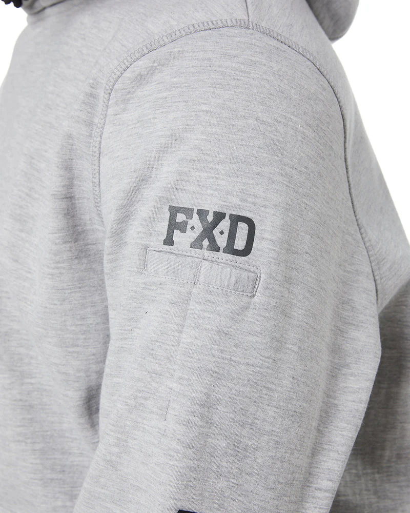 WF-1 Work Fleece Hoodie - Grey Marle - Image 5