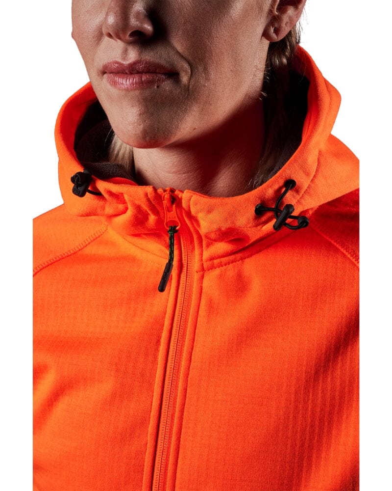 WF-3W Womens Hi Vis Zip Hoodie - Orange - Image 5