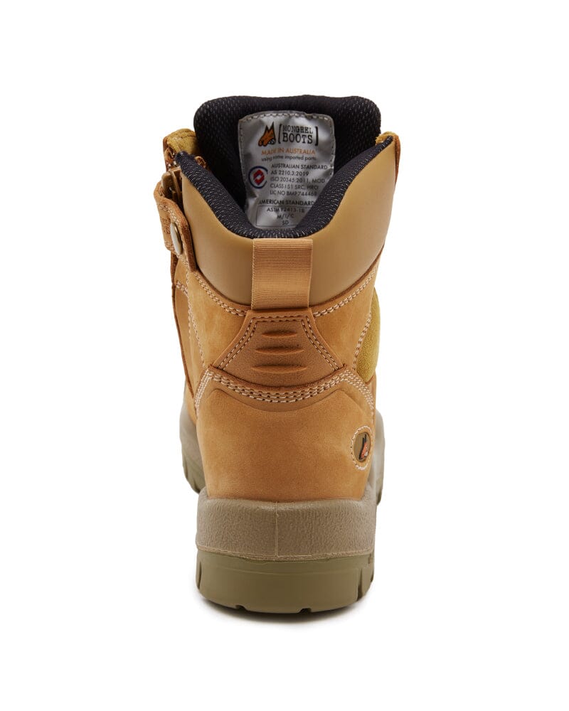 561 High Leg Zipsider boot with scuff cap - Wheat - Image 3