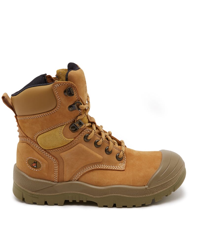 561 High Leg Zipsider boot with scuff cap - Wheat - Image 4