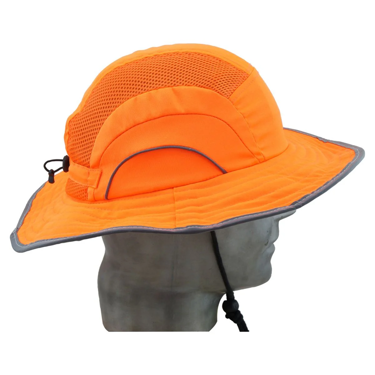 Wide Brim Bump Hat - Orange - Image 3