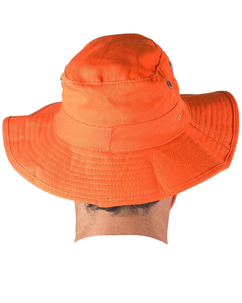 Wide Brim Hat - Orange - Image 3